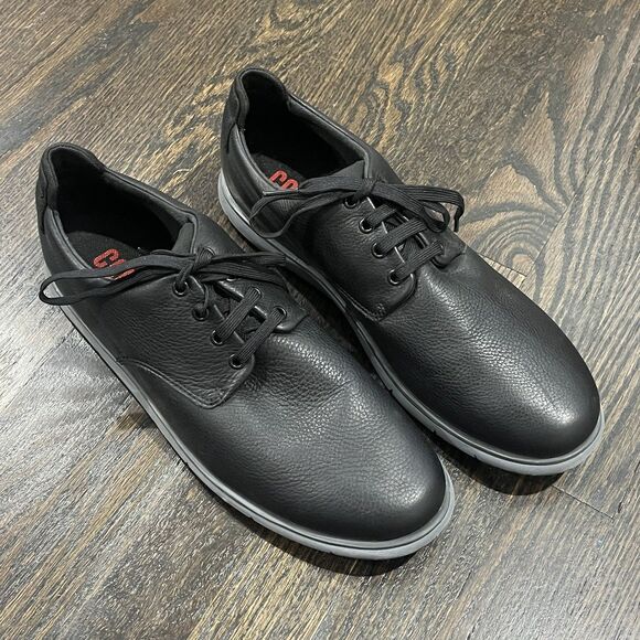 Camper Smith Shoes Men's 45 US 11 Black Leather Comfort Preppy Office Formal - Picture 1 of 7